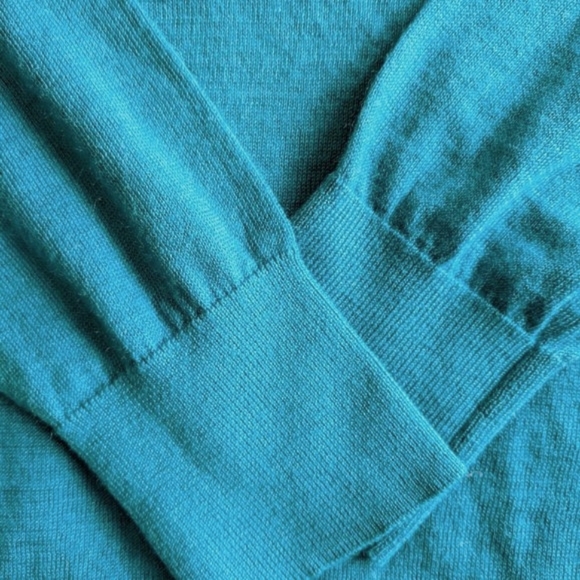 Ann Taylor Loft Turquoise Blue Sweater Size M - Picture 8 of 8